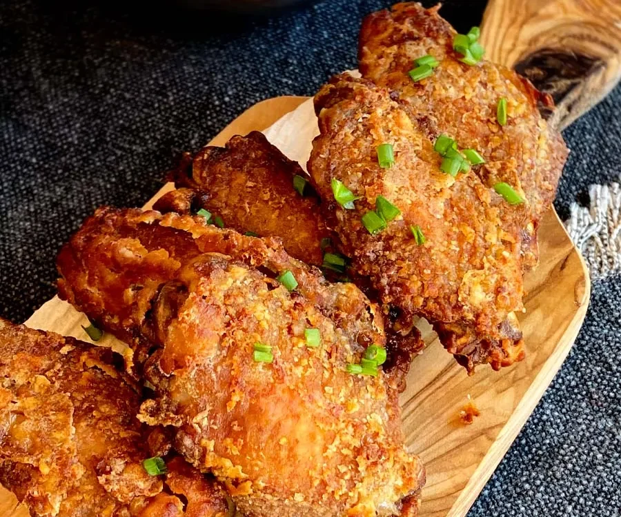 AIR FRYER ADOBO CHICKEN WINGS RECIPE
